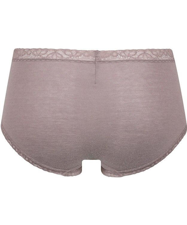 Wing ショーツ 綿混(身生地部) やさしい肌あたり 【デイリーフィット やわらかコットン】 はきこみ丈ふつう EC2330 ウイング／ワコール ブラウン