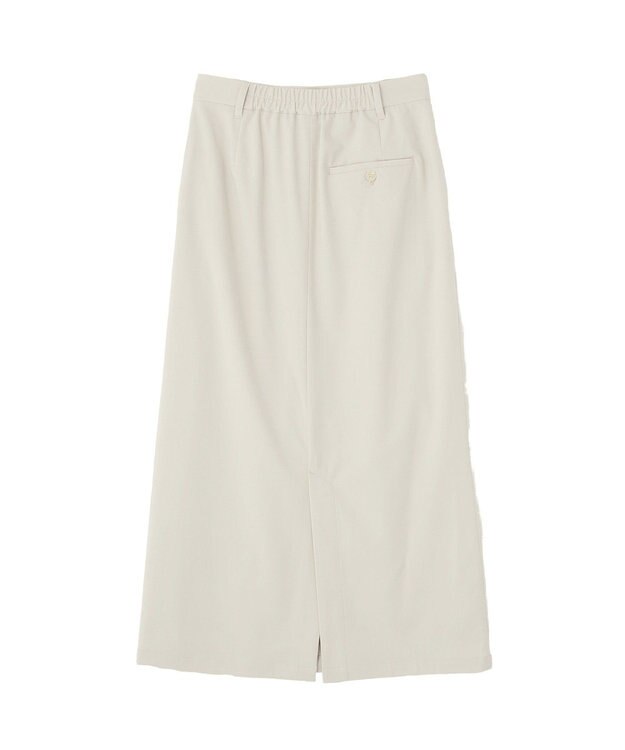 Green Parks イージーケアタック入りスカート Beige