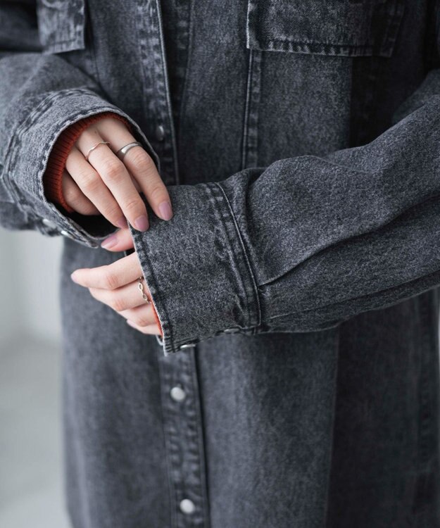 WEGO デニムBIGシャツ ブラックその他