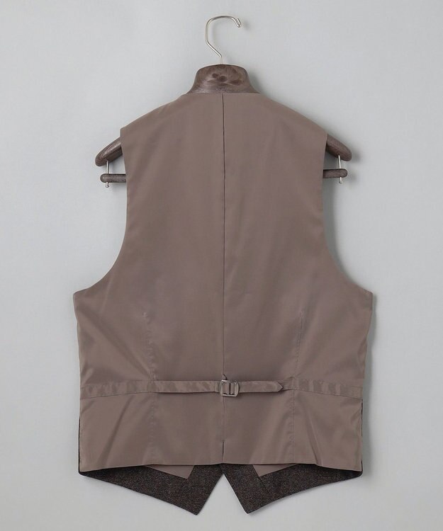 GOTAIRIKU 3ピースセットアップ対応【あたたかい】RENEWOOL ウールベスト ダークブラウン系8