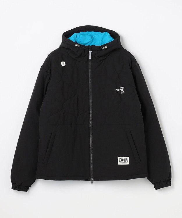 PW CIRCULUS 【撥水加工 / ストレッチ】【WOMEN】キルティング中綿ブルゾン ゴルフウェア レディース ブラック系