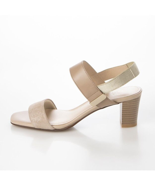 Riz raffinee <Riz raffinee>金具付きスクエアトゥサンダル オーク