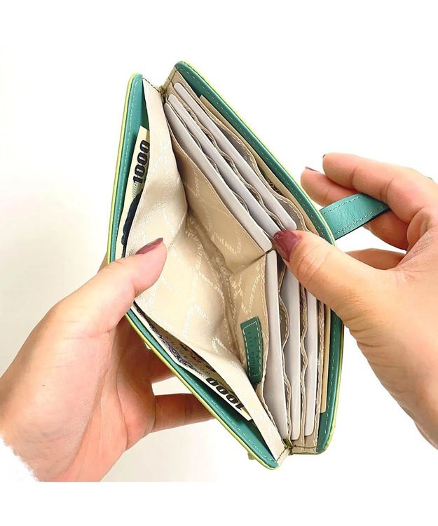 PELLE BORSA スリムウォレット Fine Goods フィーネグッズ 5442 レタスグリーン