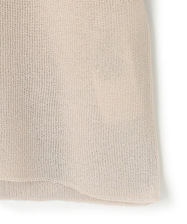 ICB L 【WEB限定カラーあり・洗える】コットンアセテートカーディガン ベージュ系