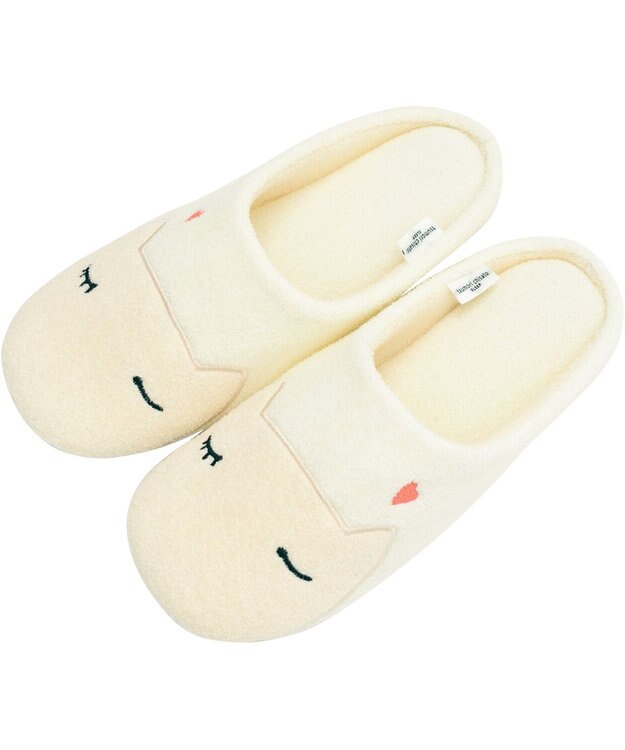tsumori chisato SLEEP ツモリチサト スリッパ 綿100％パイル UEY515 /ワコール ホワイト