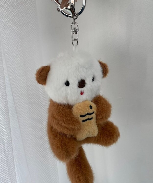 WEGO ラッコぬいぐるみキーホルダー ブラウン