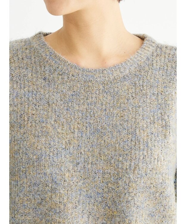 Green Parks ・ＥＬＥＮＣＡＲＥ　ＤＵＥ　ミックスシャギーニット Beige