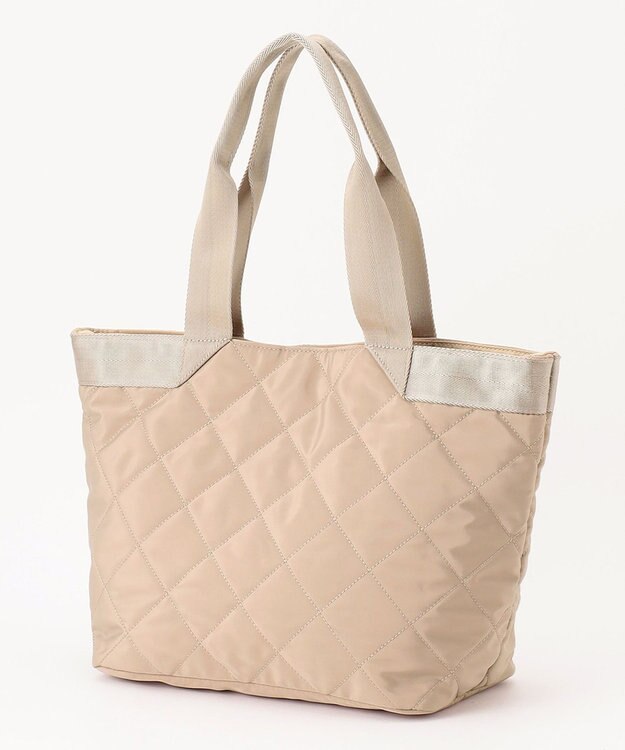 ANY キルティングソフトトートバッグ サンドベージュ
