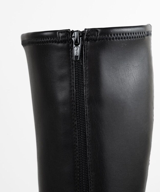 BONTRE 【UNISA/ウニサ】ストレッチタンクソールロングブーツ ブラック