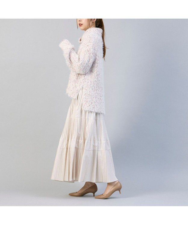 MODE ET JACOMO <MODE ET JACOMO>ポインテッドトゥプレーンパンプス ダークベージュ