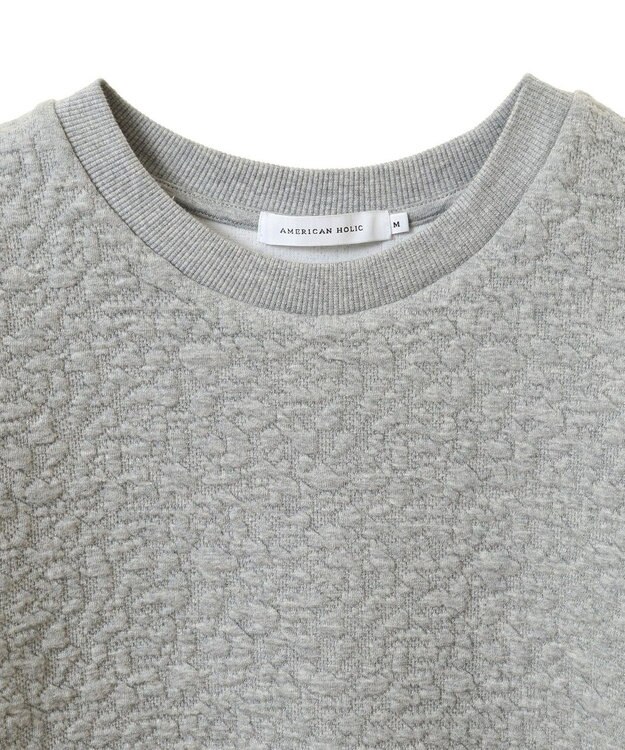 AMERICAN HOLIC フクレジャガードプルオーバー Gray Mixture