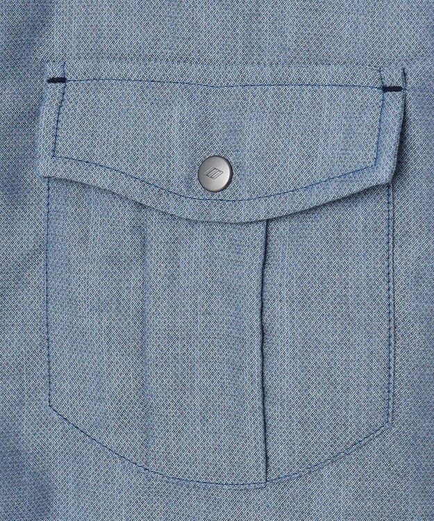 JOSEPH ABBOUD 【キングサイズ・2WAY】リバーシブル シャツ ブルー系