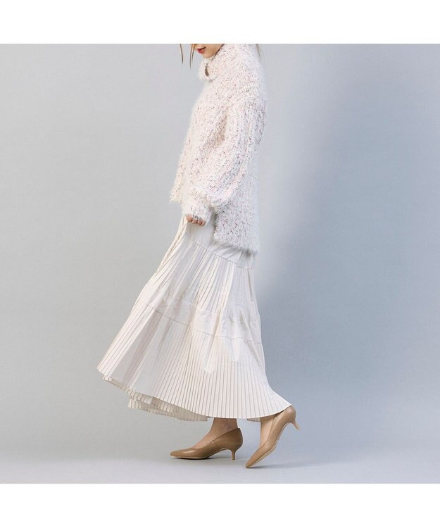 MODE ET JACOMO <MODE ET JACOMO>ポインテッドトゥプレーンパンプス ダークベージュ