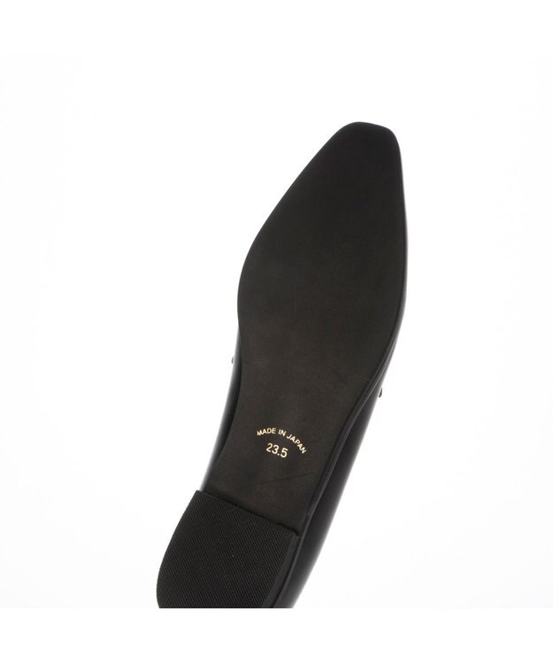 MODE ET JACOMO <carino>【レイン対応】スクエアトゥコインローファー ブラック