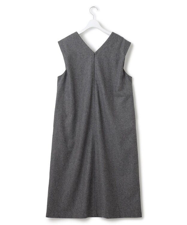 J.PRESS YORK STREET 【WOMEN】ショルダータックジャンパースカート グレー系