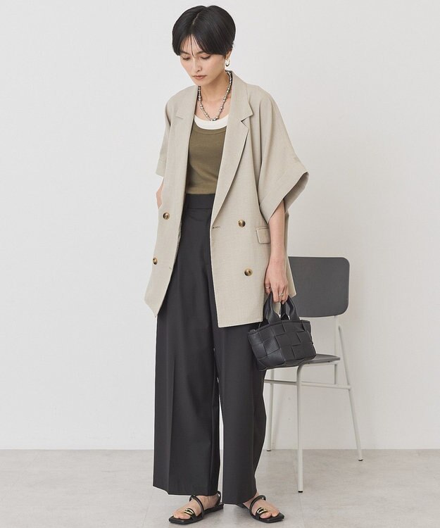 AMERICAN HOLIC スラックスパンツ Black