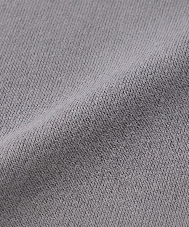 UNFILO MENS 【男女兼用/新色追加】スウェットライク ジップ タートルネックニット [24年秋冬商品] グレー