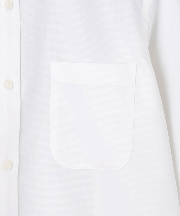 GOTAIRIKU 春夏向け【形態安定】SUMMERPREMIUMPLEATS_ボタンダウン 長袖ドレスシャツ ホワイト系