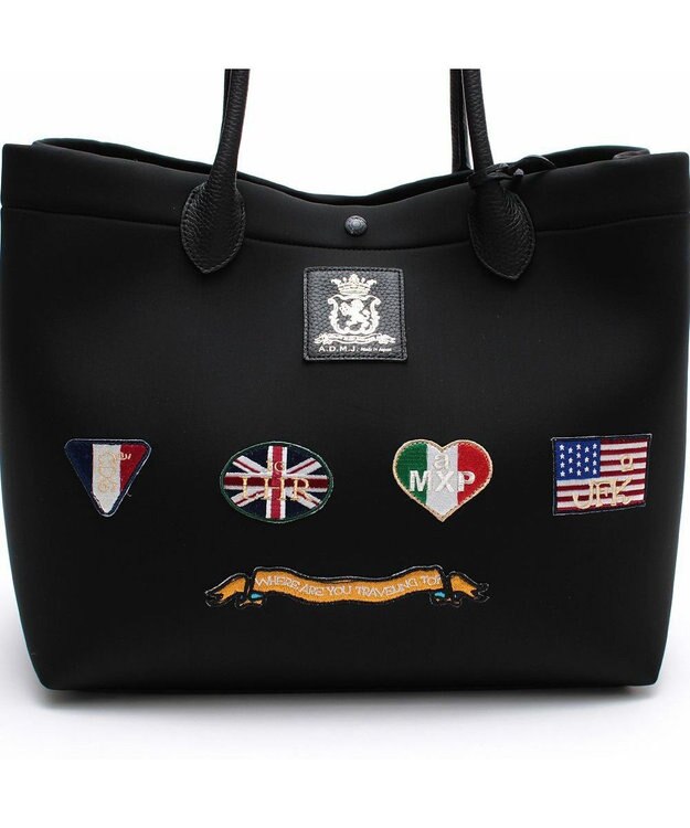 A.D.M.J. 【魔法の様に軽い】マジックライト/フラッグワッペントート34cm ネグロ