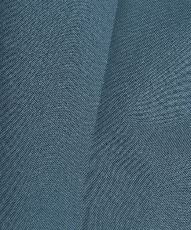 ICB L 【UVケア・洗える】ウール2WAYストレッチ ワイドストレートパンツ ダルブルー系