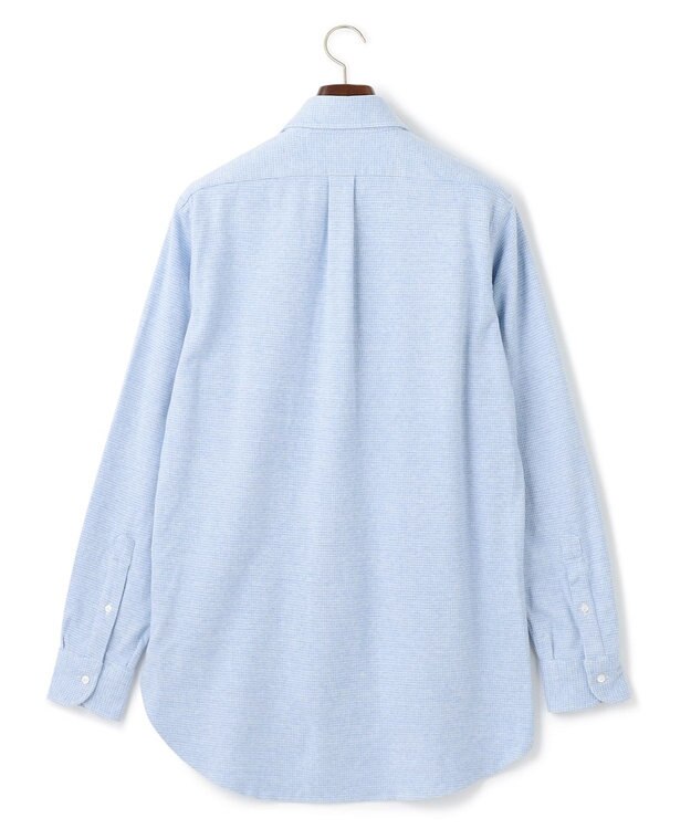 J.PRESS MEN リッチジャージー コットンネルシャツ サックスブルー系8