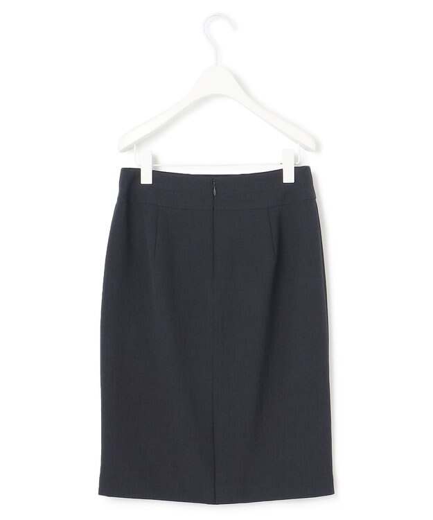 ICB 【接触冷感・防シワ・速乾・洗える】レーヨンライクトロ タイトスカート ネイビー系