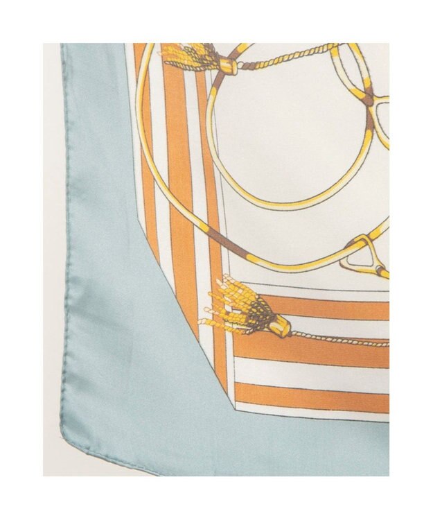 UNBILLION カシュネ cache nez / チェーン柄スカーフ グリーン