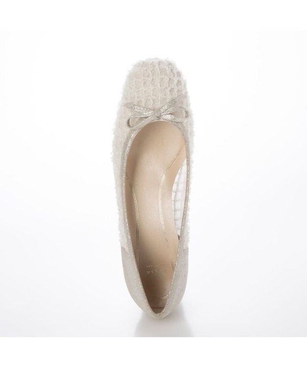 Riz raffinee <Riz raffinee>スクエアトゥリボンパンプス アイボリー