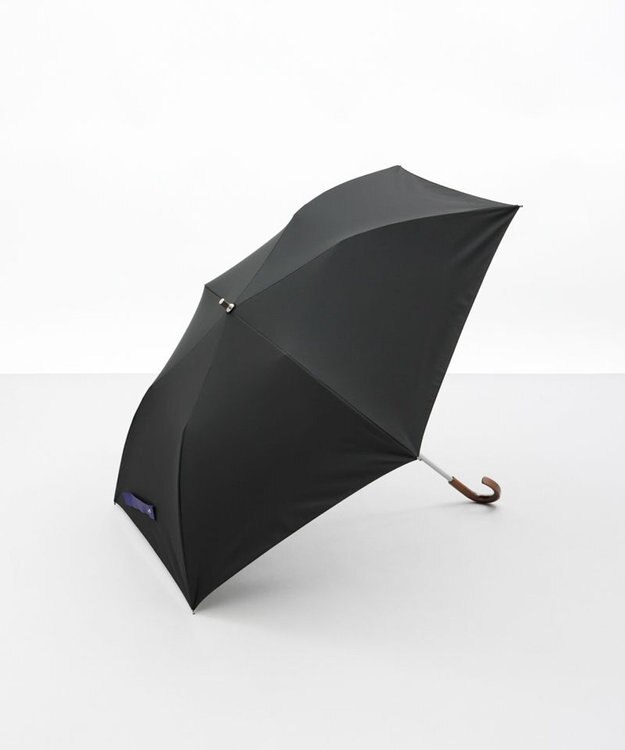 AURORA 【WEB限定】 サマーシールド 晴雨兼用傘（折りたたみ・トップフラット）（ジェラートカラーコレクション） ブラックコーヒー