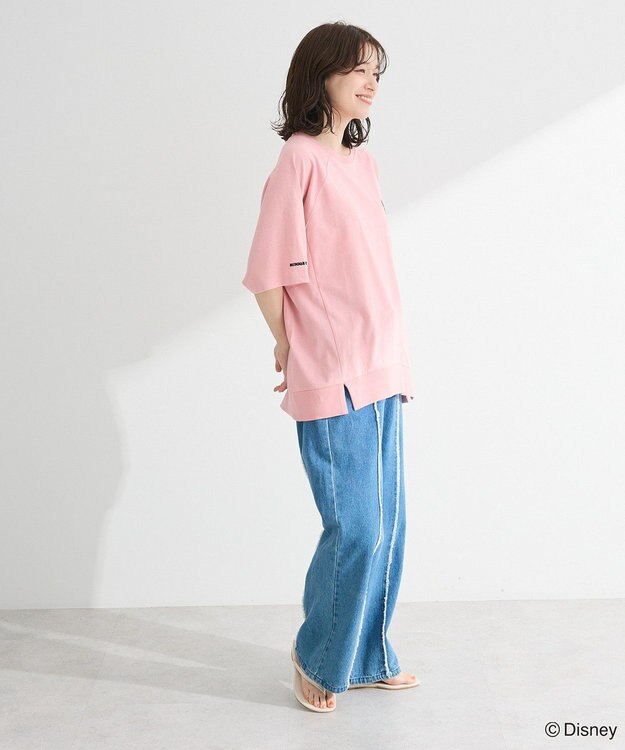 Green Parks Ｍｉｃｋｅｙ　ｆｒｉｅｎｄ　／　ワンポイントＢＩＧＴＥＥ Pink