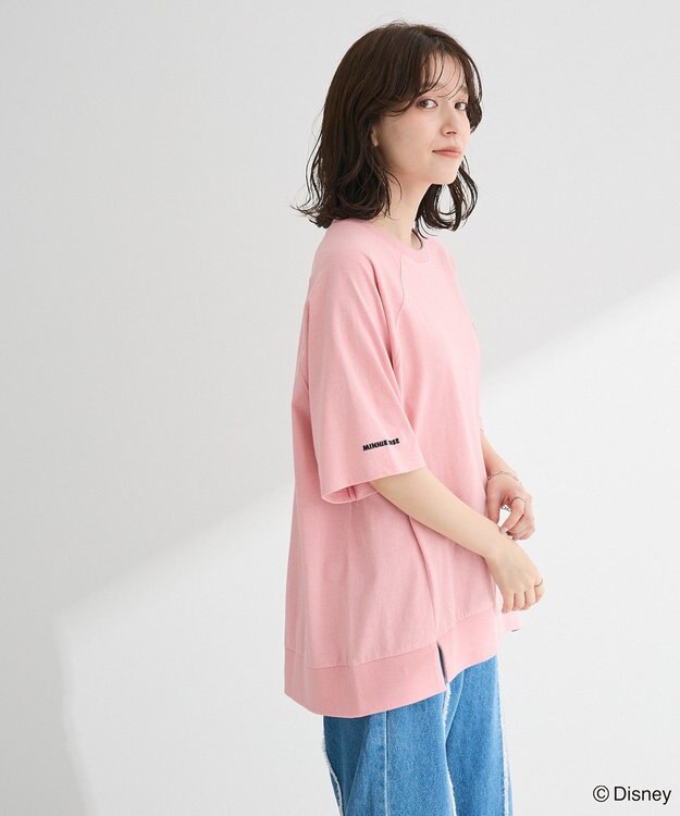 Green Parks Ｍｉｃｋｅｙ　ｆｒｉｅｎｄ　／　ワンポイントＢＩＧＴＥＥ Pink