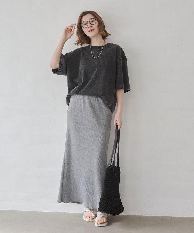 WEGO 【ユニセックス着用ITEM/SMLサイズ展開】コットンクルーネックT（SS） ブラックその他
