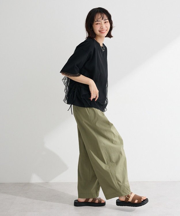 Green Parks ＳＥＴ２点チュール＋半袖ＴＥＥ Black