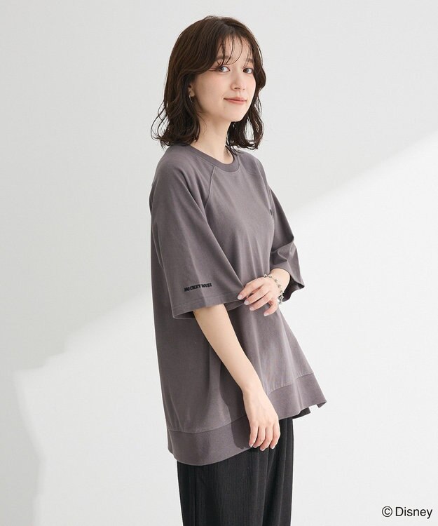 Green Parks Ｍｉｃｋｅｙ　ｆｒｉｅｎｄ　／　ワンポイントＢＩＧＴＥＥ Charcoal Gray