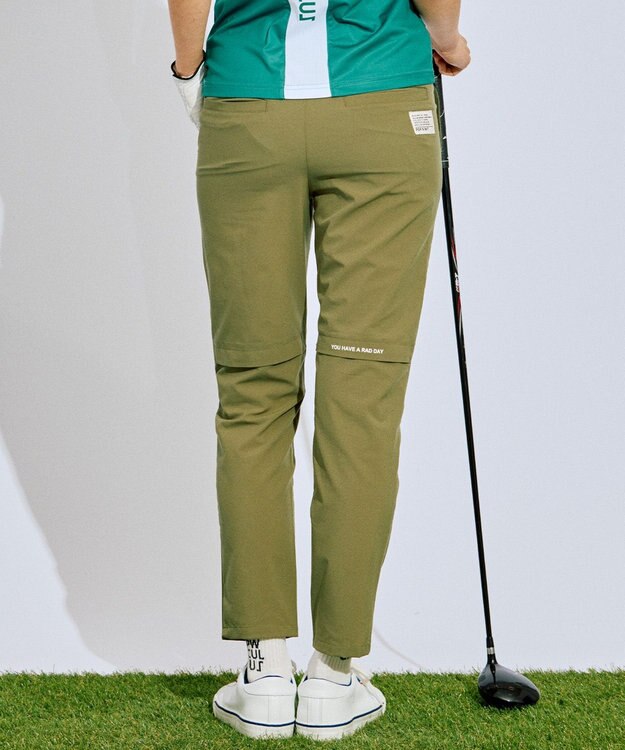 PW CIRCULUS 【WOMEN】ベンチレーション テーパードパンツ ゴルフウェア レディース ベージュ系