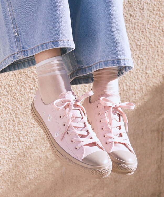 earth music&ecology 【予約】【別注】 CONVERSE×earth ALL FLW OX ピンク