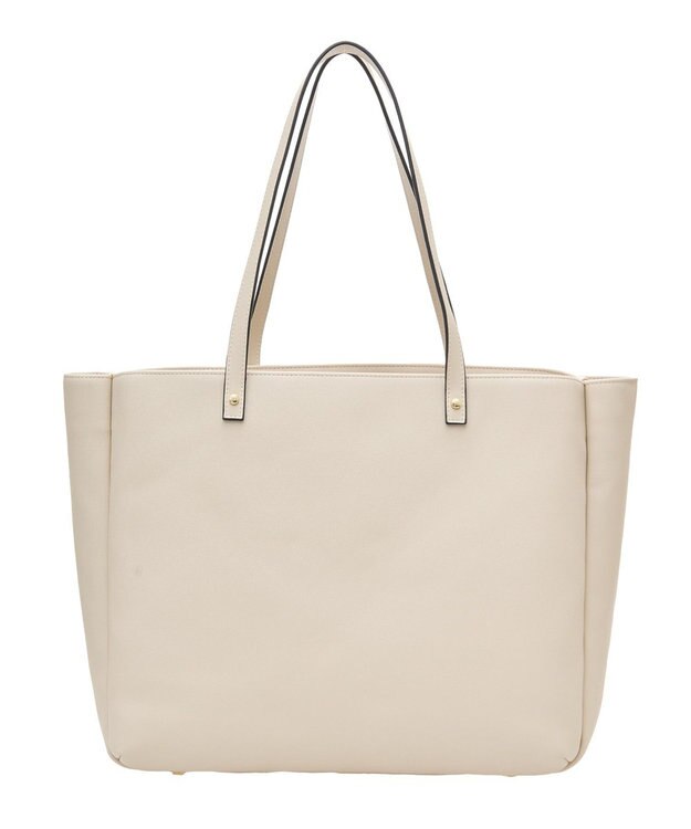 Maison de FLEUR フロントリボン3ルームトートバッグ Light Beige