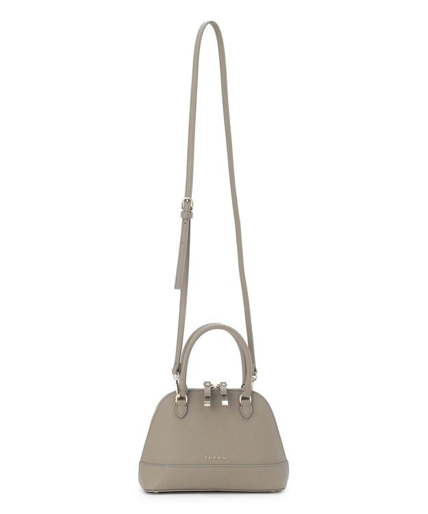 TOCCA LE SOMMET MINI BUGATTI BAG レザーバッグ グレージュ系
