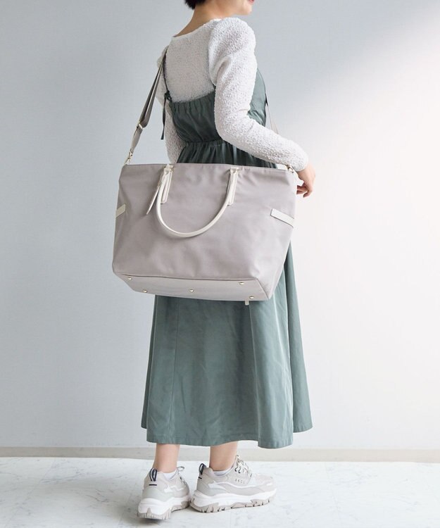 ACE BAGS & LUGGAGE Jewelna Rose グレタ ナイロントートバッグ 大 16181 ジュエルナローズ エクリュ