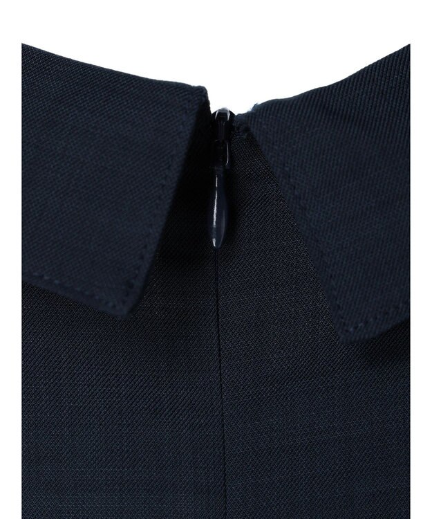 Green Parks armonia.襟付きフレアワンピース Navy