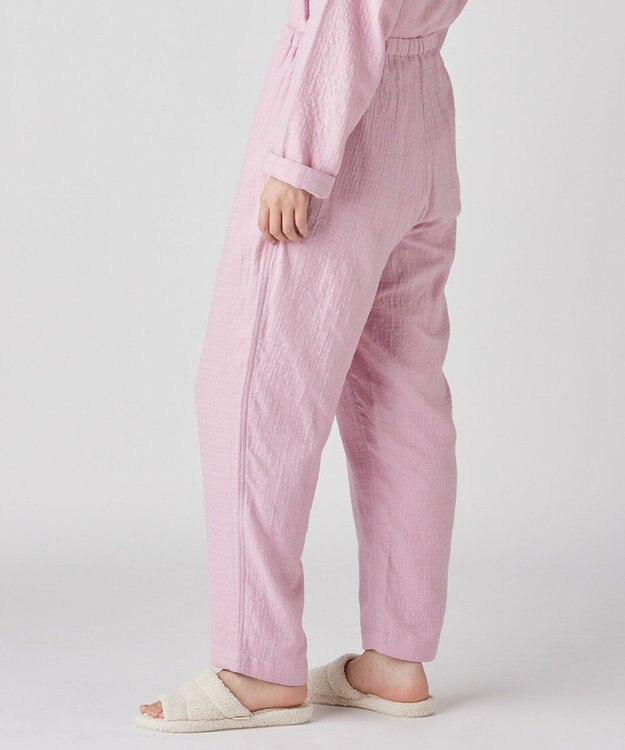 UCHINO マシュマロガーゼシンプルパジャマ ユニセックス ピンク