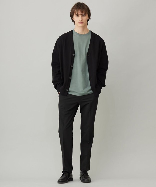 UNFILO MENS スゴ機能美 ニット カーディガン ブラック