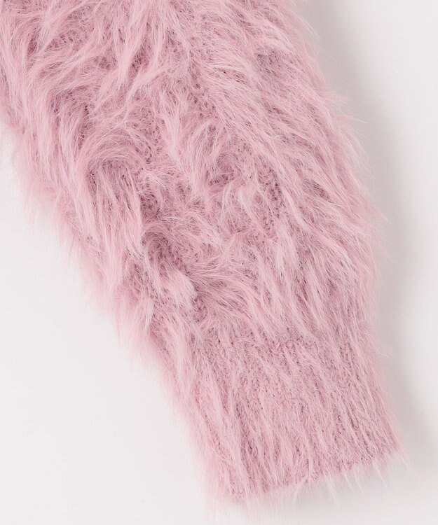 Feroux 【選べる4カラー】ゆるふわシャギー ニット ピンク系