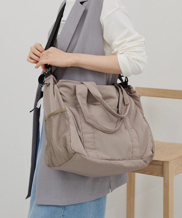 AMERICAN HOLIC 【2SET】多機能トートバッグ＜マザーズバッグ＞ Beige