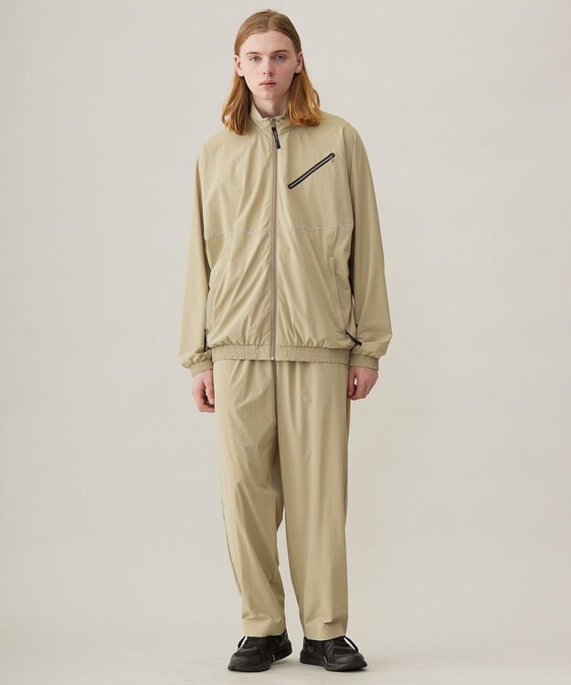 UNFILO MENS ライト ハイストレッチムーブ トラックジャケット [24年商品] スモーキーグリーン