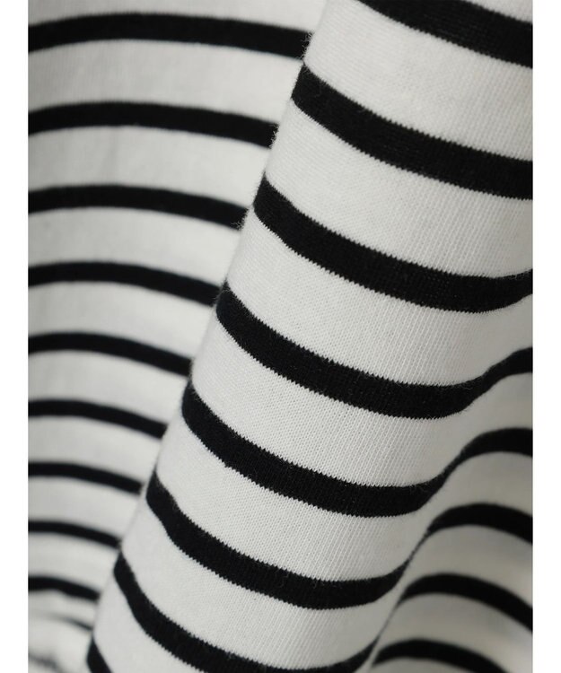 AMERICAN HOLIC バイカラーボーダーカットプルオーバー Border Black