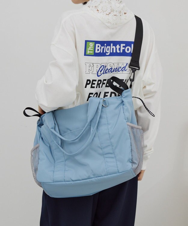 AMERICAN HOLIC 【2SET】多機能トートバッグ＜マザーズバッグ＞ Sax