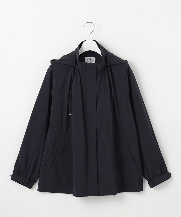 J.PRESS LADIES S 【撥水・洗える】Artirosa テントライン ショート丈 コート ネイビー系