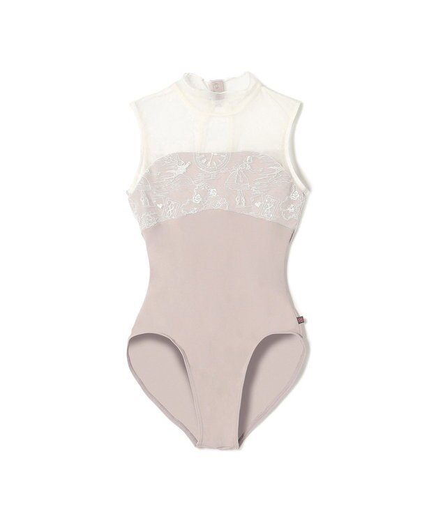 Chacott 【AKANE TAKADA】ジュニア ハイネックレオタード ベージュ