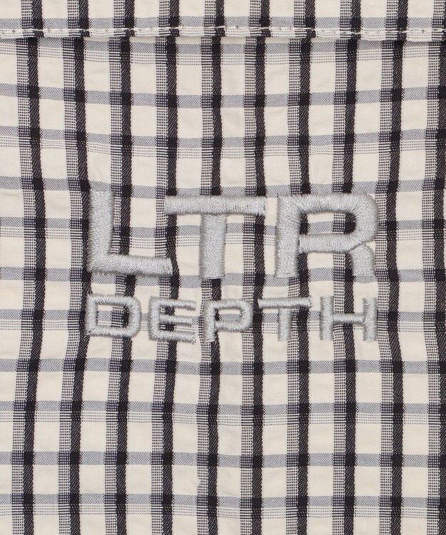 WEGO 【ユニセックス着用ITEM】ミニマムチェックロゴシャツ（SS） ホワイトチェック1